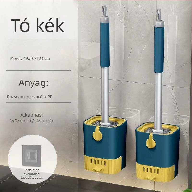 WC-kefe falra szerelhető, fúrás nélkül, lefolyó alap, háztartási használatra
