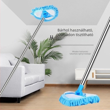 Háromszög alakú chenille mop — többfelületes tisztítás falakra, padlókra, csempékre és mennyezetre