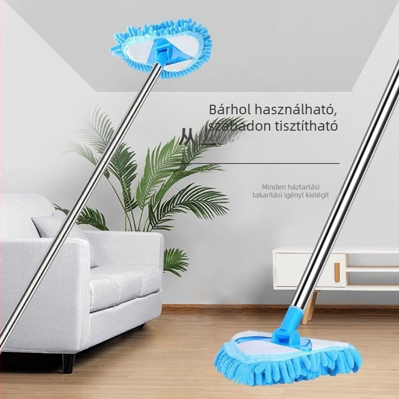 Háromszög alakú chenille mop — többfelületes tisztítás falakra, padlókra, csempékre és mennyezetre