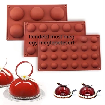 Szilikonból készült tortaforma, kör alakú, tömeges csomagolás; modern minimál stílus; 2020-ben kiadva.