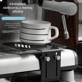 Kávégéphez elektronikus mérőkeret, polírozott felület, tálca csomagolás, 30 db dobozonként, testreszabás elérhető