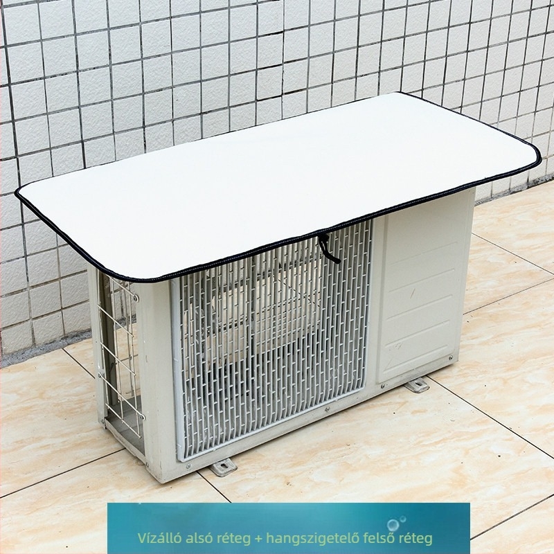 Kültéri klímaberendezés egységének védőburkolata, modell P66D; erős mágneses rögzítés; automata működés; vízálló; cseppmentes védelem