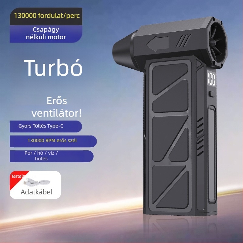 Kézi Turbo Turbine por- és vízsugárzó pisztoly autómosáshoz — Healthy Photo