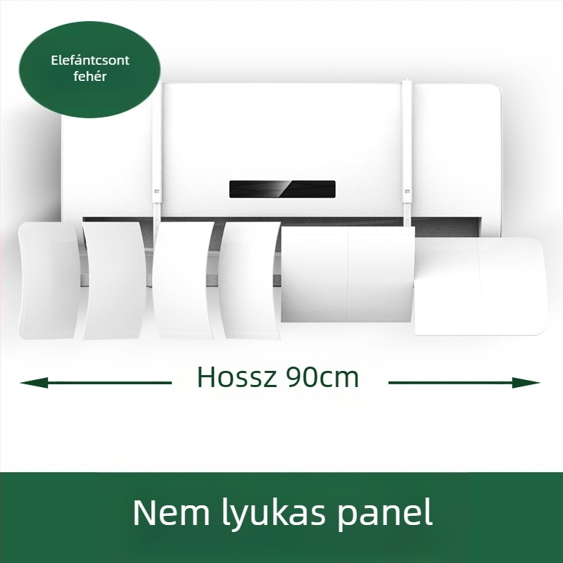 Falihoz szerelhető klímaberendezés légáramlat-deflektora, ABS, univerzális légirányváltás, hálószoba számára