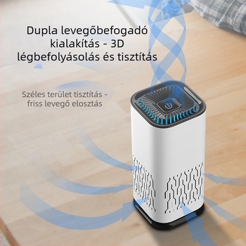 Autóba és otthonra használható hordozható légtisztító, eltávolítja a dohányfüstöt, formaldehidet és szagokat