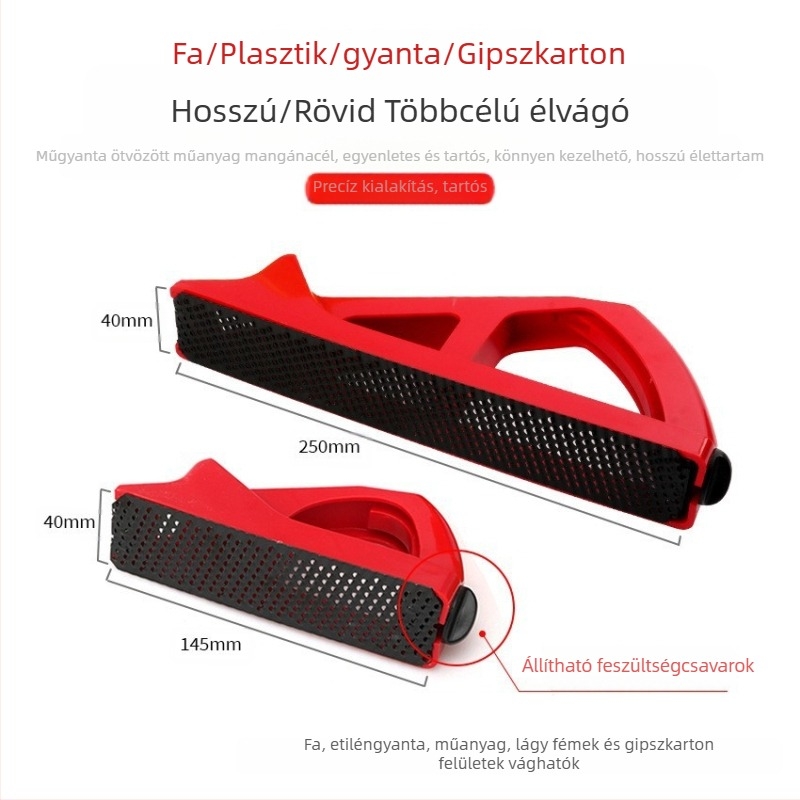 Musen Tang kézi élzáró készülék gipszkartonhoz – élzáró és élletisztító eszköz, műanyag