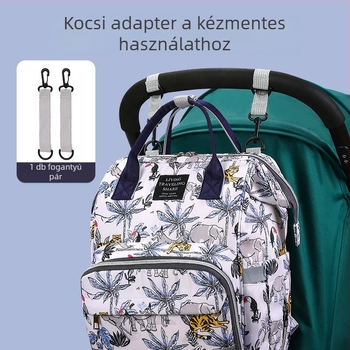 Anyás hátizsák – Oxford anyag, Geometriai mintázat, Poliészter bélés, ultra könnyű