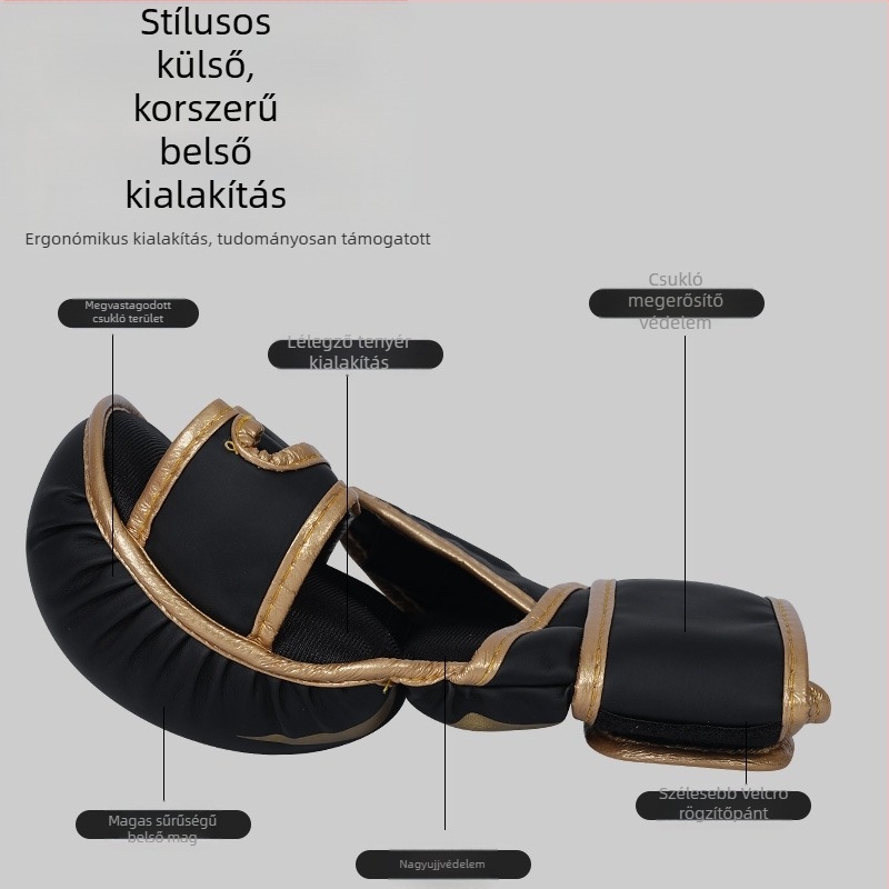 Boxkesztyűk Bugarte, PU anyag, viselhető stílus, küzdősportok és önvédelem számára