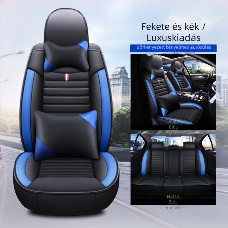Ötüléses autóülésvédő, teljes lefedés, négy évszakos, kopásálló és tartós; anyag: pamutvászon; súly: 6 kg; testreszabható feldolgozás; licencelt magáncímke elérhető