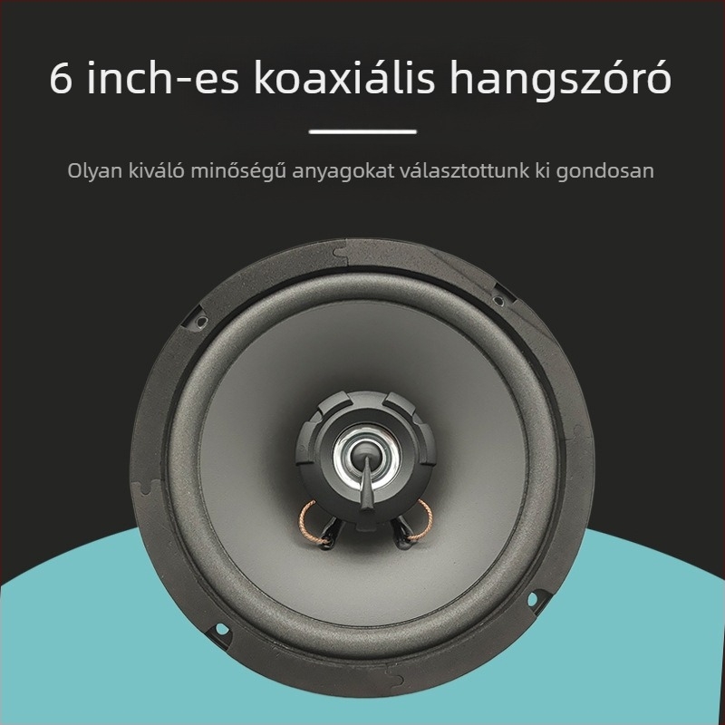 Autóhifi koaxiális hangsugárzó TS-606, 4 Ω, 500 W, 60 Hz-20 kHz, 93 dB