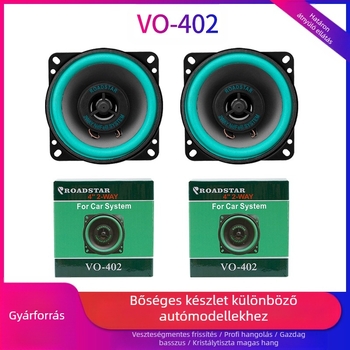 Autóhangszóró VO-402-502, négyszögletes formájú, 100W, 90dB érzékenység, 12–24V