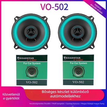 Autóhangszóró VO-402-502, négyszögletes formájú, 100W, 90dB érzékenység, 12–24V
