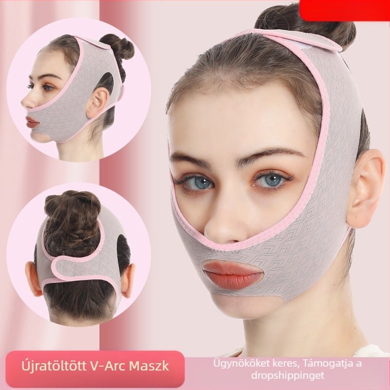 Arcmaszk, lifting és feszesítés funkcióval, nosolabialis redők csökkentésével, modell 046, Jun Laikang, piacra dobva 2023-ban, nem elektromos