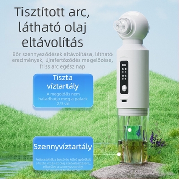 Elektromos Blackhead eltávolító és pórus tisztító készülék – Shuxing SX118, 4. fokozat, injektált formájú ház