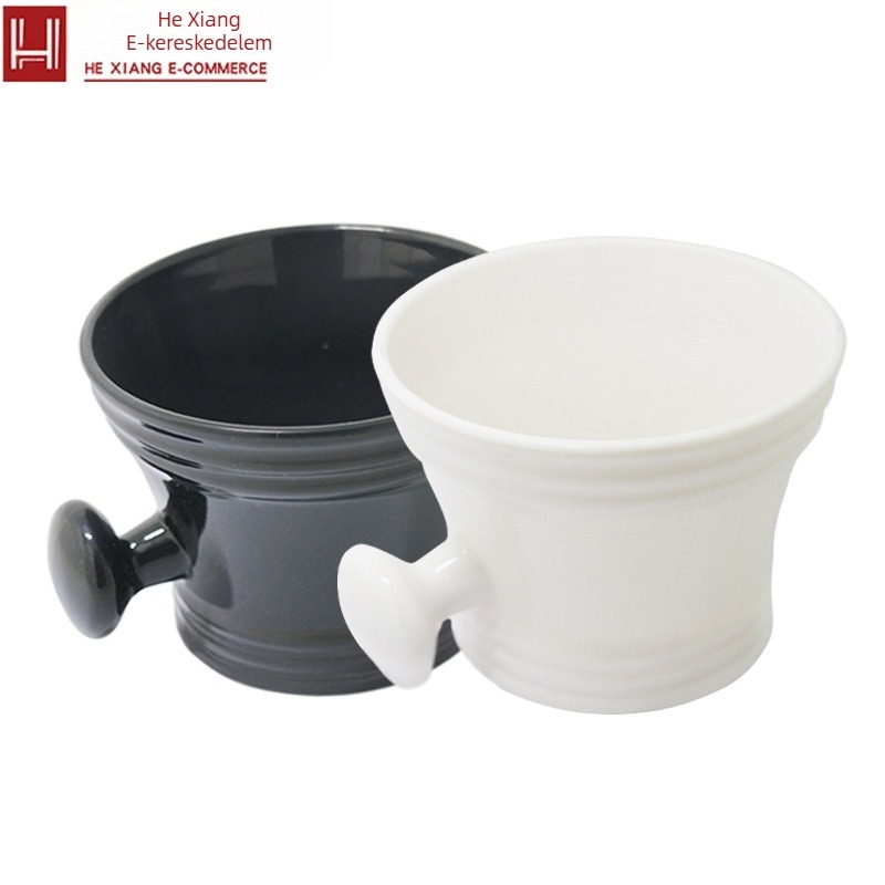 Férfiak számára készült szakállhabosító tál-kefe készlet | ABS anyag | Márka He xiang | Feldolgozás testreszabása: Igen