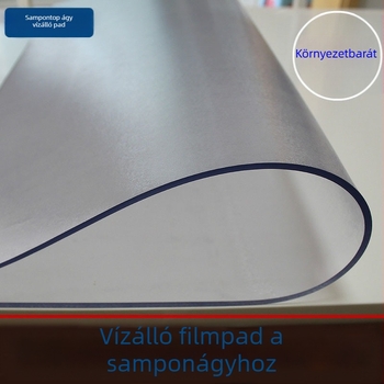 Hajmosóágy vízálló párnája – puha gumibevonatú védőmat a fodrászszalon számára, egyszerű, modern stílus, egyszínű minta