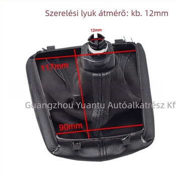 Porvédő sapka váltókarhoz SK-SKD-11, Skoda Octavia II A5/A6 2004-2013 (2004-2012 kompatibilis)
