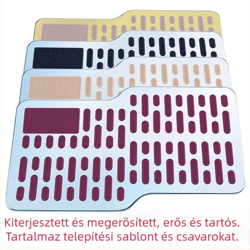 Vezetői pedál autóhoz, kopásálló alumínium ötvözet, csúszásmentes felület, a fékpedál védelme, kézi váltóhoz