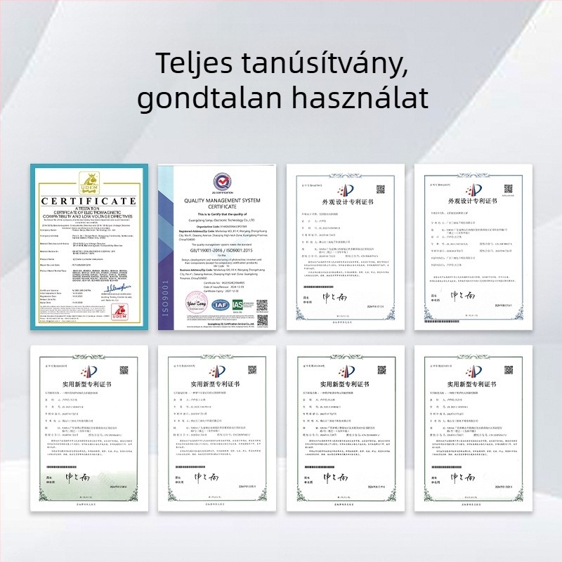 MPPT napelemes vezérlő automatikus azonosítással, 12/24/36/48 V kompatibilitás, pontos időzítés, CE tanúsítvány