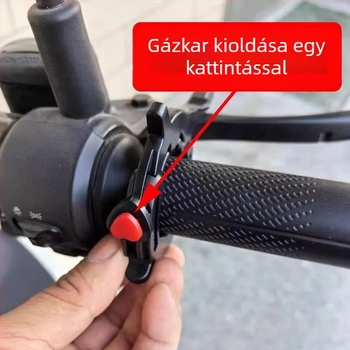 Univerzális gázkar-erősítő motorkerékpárokhoz és elektromos járművekhez állandó sebesség asszisztussal
