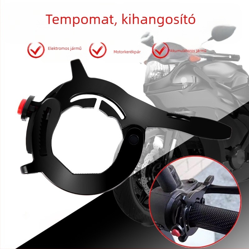 Univerzális gázkar-erősítő motorkerékpárokhoz és elektromos járművekhez állandó sebesség asszisztussal