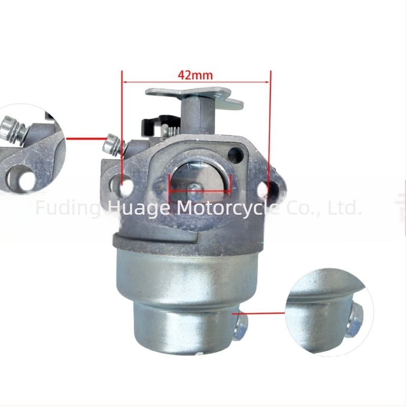 Hua Ge mechanikus karburátor GCV160-hoz, sík szívó úszó karburátor, szerelési furat 42, kompatibilis a P19 motorral