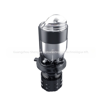 H4 LED autó lámpa kettős lencsével és fisheye fókuszú fényszóró, 40W, 13.6V, 8000 lm, IP68