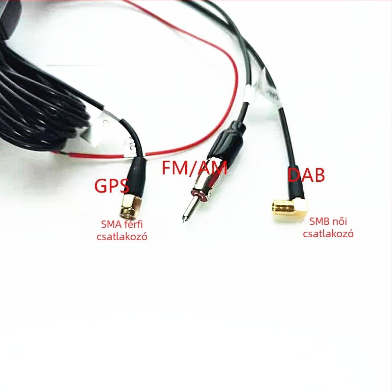 GPS jármű antenna – menetes rögzítés, 12V, kompatibil a megfelelő modellekkel