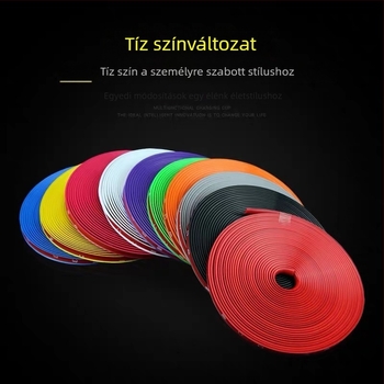 Kerékagy antiütköző szalag - gumi, testreszabható feldolgozás, modell: kerékagy matrica, általános kompatibilitás