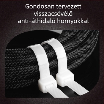 Nylon önzáró kábelköteg – műanyag csattal, háztartási használatra