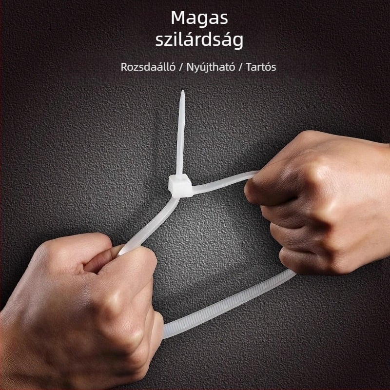 Nylon önzáró kábelköteg – műanyag csattal, háztartási használatra