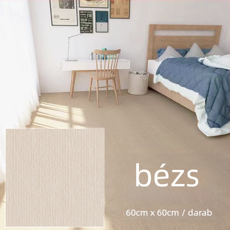 Kereskedelmi öntapadós szőnyeg poliészterből, csíkos mintázat, vidéki stílus, gépi szövés