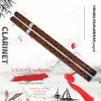 Meabet ZD-06 bambusz fuvola kezdőknek, hangolás CDEFG, ABS doboz