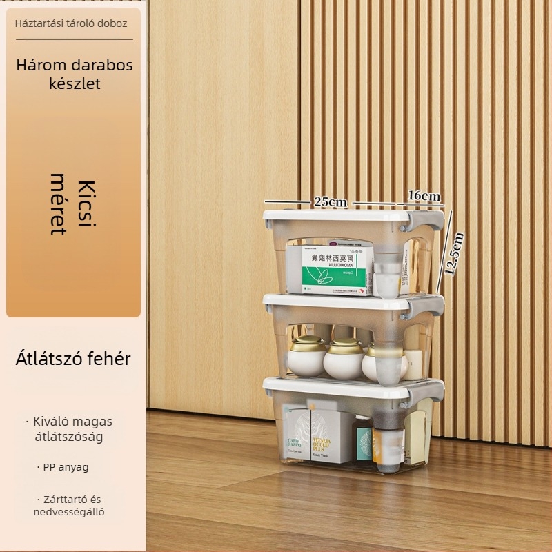 Műanyag gurulós tárolódoboz — többfunkciós, 50–60 L kapacitás, por- és nedvességálló, modellek 5501–5506