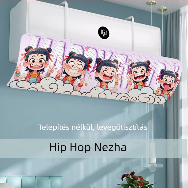 Légkondicionáló szélvédő - szélálló, állítható, falra szerelhető, univerzális, újrahasználható