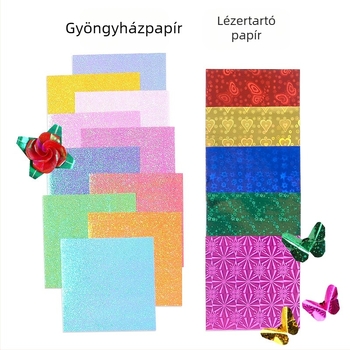 Origami papír kézművesekhez — bevont papír, márka Bile, stílus könnyed lux, kategória: egyéb papírkézműves termékek, anyag: papír