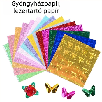 Origami papír kézművesekhez — bevont papír, márka Bile, stílus könnyed lux, kategória: egyéb papírkézműves termékek, anyag: papír