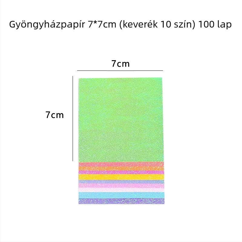 Origami papír kézművesekhez — bevont papír, márka Bile, stílus könnyed lux, kategória: egyéb papírkézműves termékek, anyag: papír