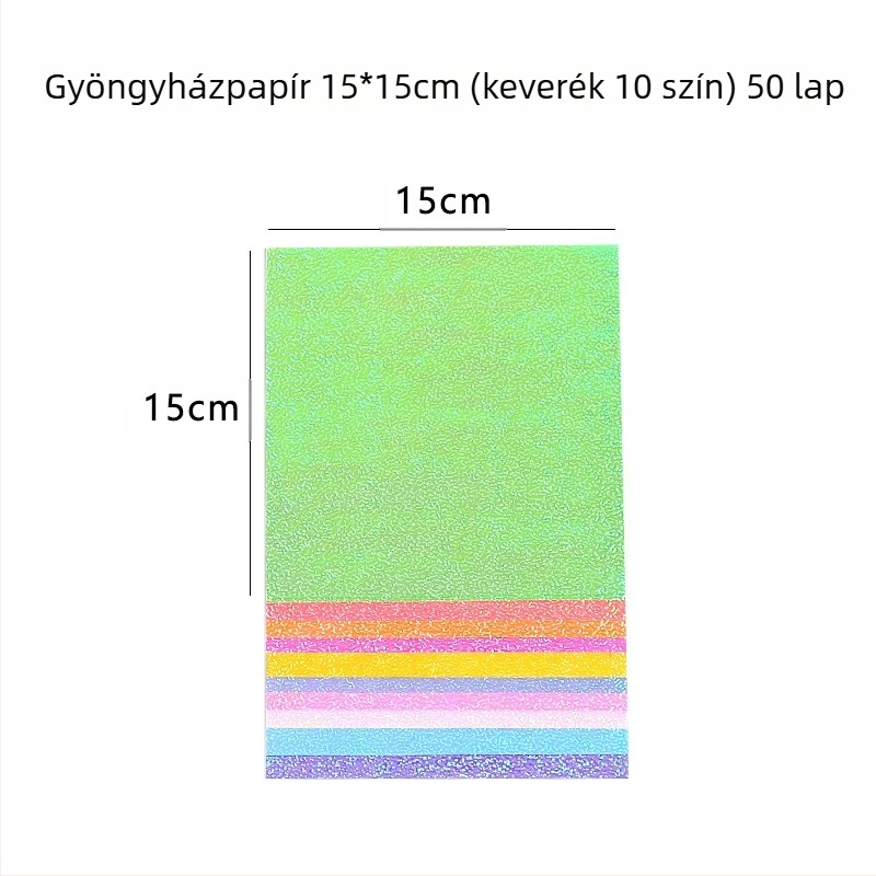 Origami papír kézművesekhez — bevont papír, márka Bile, stílus könnyed lux, kategória: egyéb papírkézműves termékek, anyag: papír