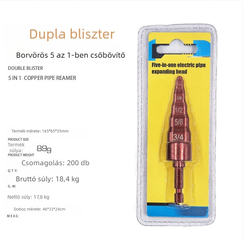 Rézcső-expander, öt az egyben szerszámkészlet klíma javításához, Yimaji