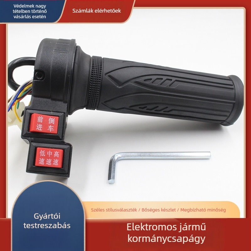 Elektromos jármű kormányrész sebességszabályzó – Univerzális kompatibilitás, kormányhoz való kiegészítő, előre és hátra
