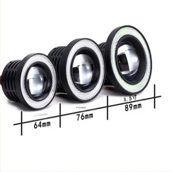 Autó LED ködlámpa COB-angel eyes - 12V, 30W, 1200 lm, 50000 óra