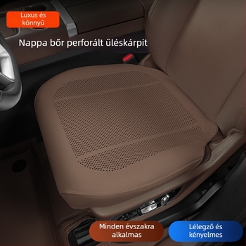 Autó műszerfal anti-slip pad középső konzolhoz — hely a telefon és illatszer tárolásához — sík, minimalista stílus, bőr felület, természetes rost töltet, testre szabható, szellőzés
