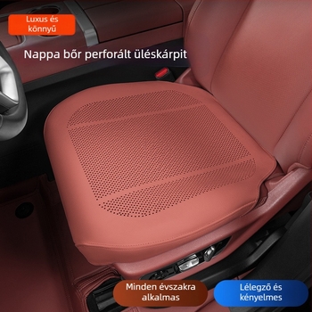 Autó műszerfal anti-slip pad középső konzolhoz — hely a telefon és illatszer tárolásához — sík, minimalista stílus, bőr felület, természetes rost töltet, testre szabható, szellőzés
