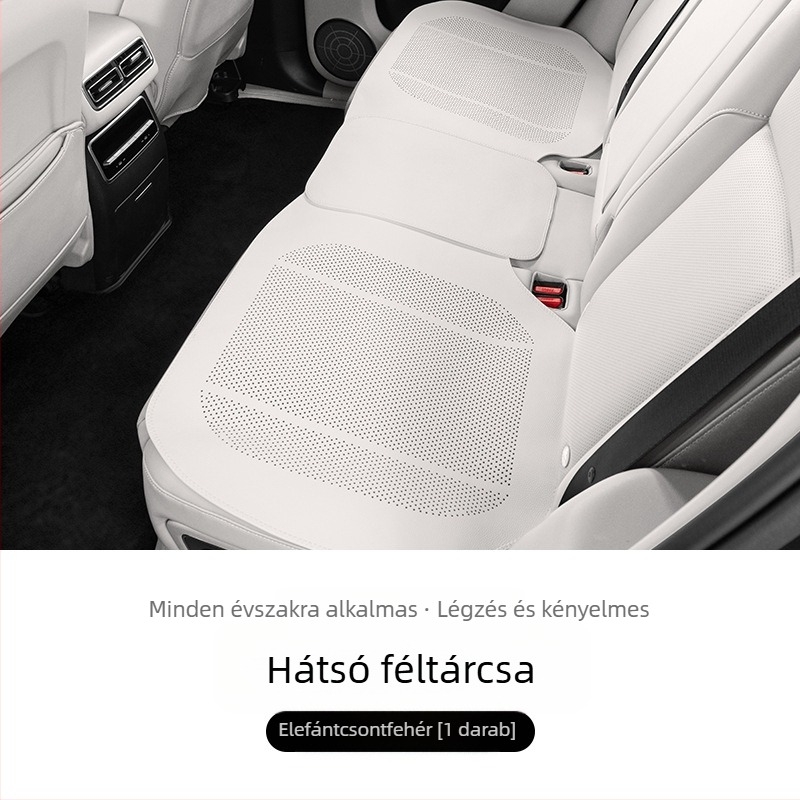 Autó műszerfal anti-slip pad középső konzolhoz — hely a telefon és illatszer tárolásához — sík, minimalista stílus, bőr felület, természetes rost töltet, testre szabható, szellőzés