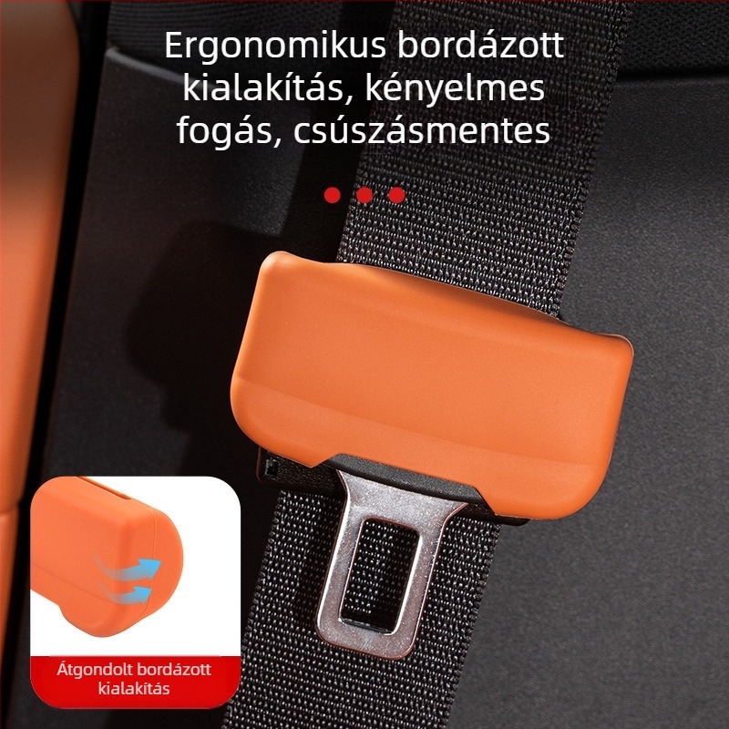 Autó belső részéhez illeszkedő szilikon védőhüvely a biztonsági öv feje számára (kopásálló) (Brand: Horse friend; Model: Consultation; Customization: No; Material: Silicone; Compatibility: M9)
