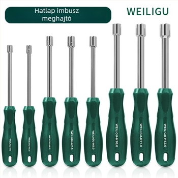 Hex socket kulcs, edzett magas széntartalmú acél, tükröző felület