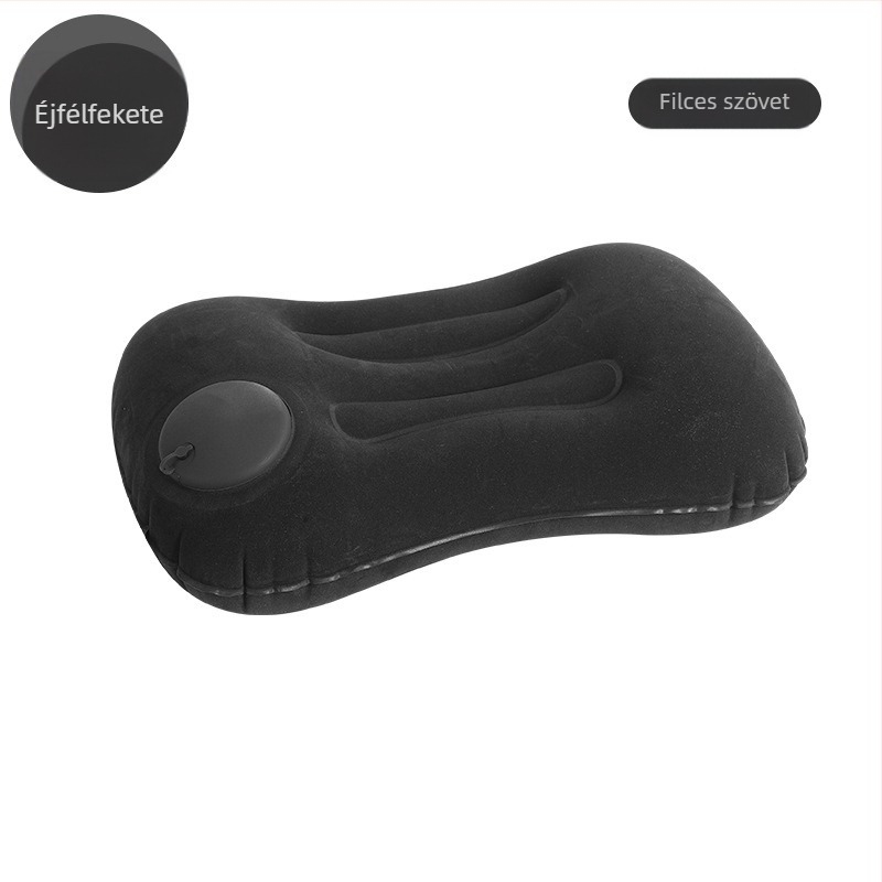 Utazási felfújható párna – Square modell, FlyingBear, 10 cm vastagság, környezetbarát PVC, súly 100 g