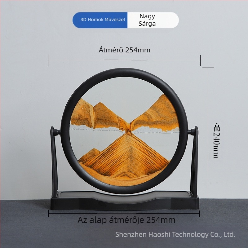 Nappali dísz homokfestés: 3D dinamikus homokfestő művészeti alkotás geometriai dizájnnal (Anyag: Üveg; Gyártási folyamat: Csiszolás; Felület: Polírozás; Függő forma: Dísz; Stílus: Geometria)