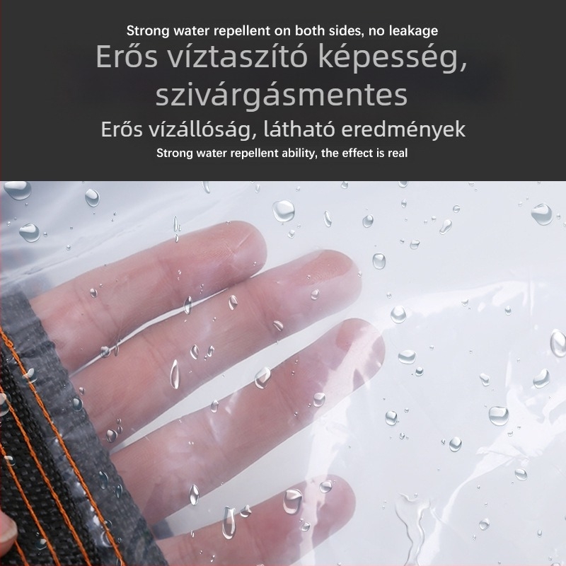 Áttetsző megerősített PVC esővédő fólia beltéri virágokhoz, hőszigetelés, árnyékolás és porvédelem a balkonra
